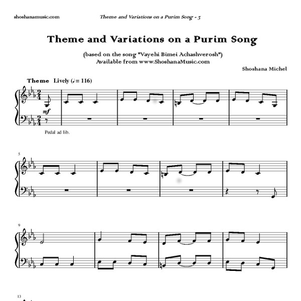 theme and variations music